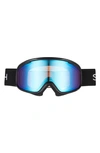 Smith Vogue 185mm Snow Goggles In Black / Blue Sensor Mirror