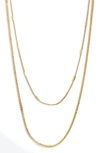 Jenny Bird Surfside Duo Chain Necklace Gold