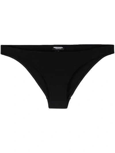 Dsquared2 Triangle-cut Briefs In 黑色