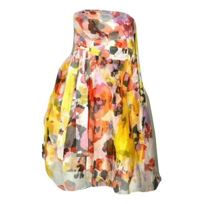 Pre-owned Sonia Rykiel Silk Mid-length Dress In Multicolour