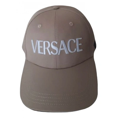 Pre-owned Versace Hat In Beige