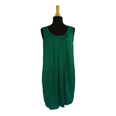 Pre-owned Hoss Intropia Mid-length Dress In Green