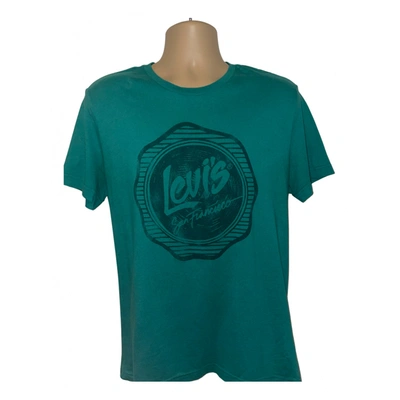 Pre-owned Levi's T-shirt In Green