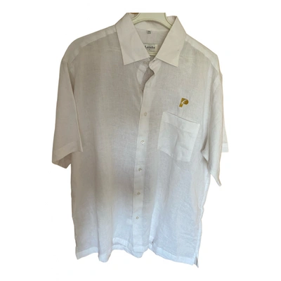 Pre-owned Guy Laroche Polo Shirt In White