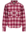 Isabel Marant Étoile Reosi Check Wool Blend Button-up Shirt In Multicoloured