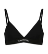 Tom Ford Stretch-modal Jersey Soft-cup Triangle Bra In Black