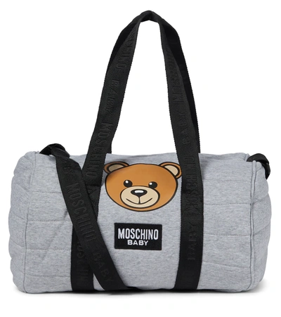 Moschino Baby Changing Bag With Mat Set In Grey