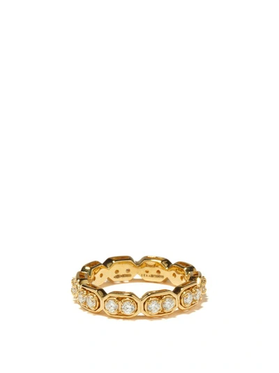 Eéra Roma Diamond & 18kt Gold Ring In Yellow Gold