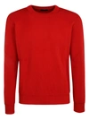 Roberto Collina Ribbed Sweater In Red In Red