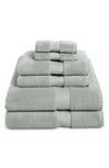 Nordstrom 6-piece Hydrocotton Bath Towel, Hand Towel & Washcloth Set In Green Mercury