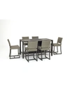 Furniture Closeout! Montreal Outdoor 7-pc. Chat Set (1 Fire Pit & 6 Counter Stools), Created For Macy's