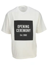 Opening Ceremony White Box Logo T-shirt In White