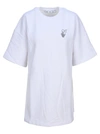 OFF-WHITE CHINE ARROWS T-SHIRT DRESS,OWDB335F21JER0030184