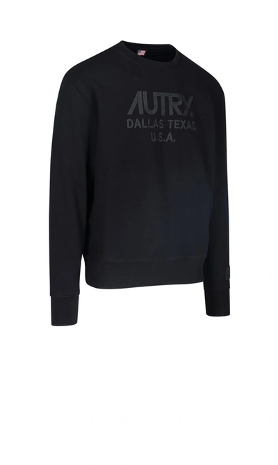 Autry Logo Sweatshirt In Black