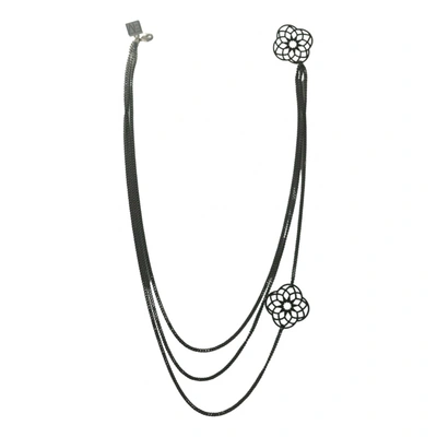 Pre-owned Pascale Monvoisin Necklace In Metallic