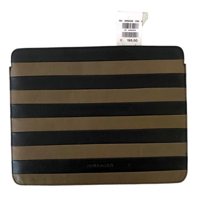 Pre-owned Sonia Rykiel Leather Clutch Bag In Multicolour