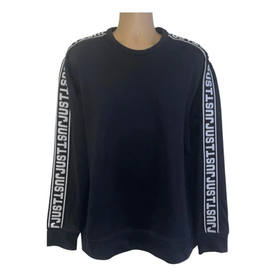 Pre-owned Roberto Cavalli Sweatshirt In Black