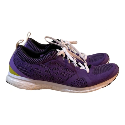 Pre-owned Stella Mccartney Cloth Trainers In Purple