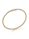 David Yurman Cable Collectibles Buckle Bracelet In 18k Yellow Gold