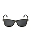 Gucci Web 54mm Square Sunglasses In Gray