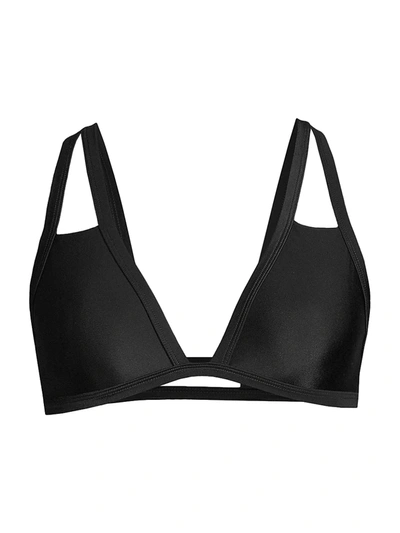 Ramy Brook Starla Triangle Bikini Top In Black