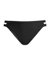 Ramy Brook Dove Low-rise Bikini Bottoms In Black