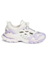 Balenciaga Track.2 Open Sneaker Lilac Beige And Grey In Lilac & Beige & Light Grey