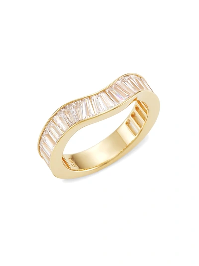 Adriana Orsini Women's Stacked 18k-gold-plated & Cubic Zirconia Ring