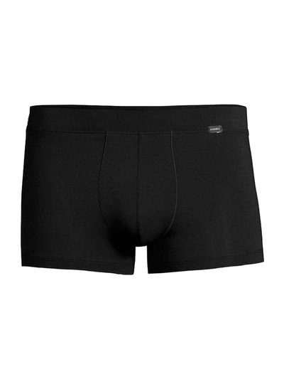 Hanro Cotton Essentials 2-pack Cotton Boxer Briefs With Covered Waistband In Multi