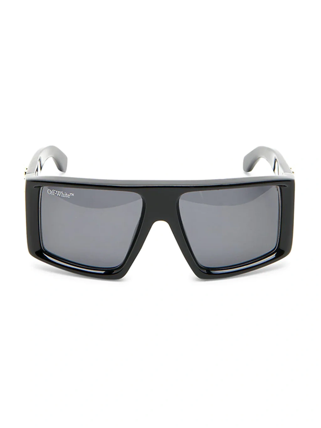 Off-white Alps 145mm Shield Sunglasses In Black Dark Grey  display picture 1