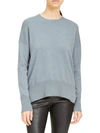 Theory Karenia Cashmere Crewneck Sweater In Davy Grey