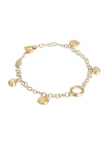Marco Bicego 18k Yellow Gold Jaipur Textured Disc Charm Bracelet