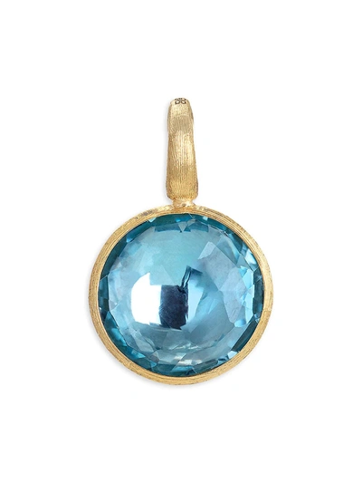 MARCO BICEGO WOMEN'S JAIPUR 18K YELLOW GOLD & BLUE TOPAZ PENDANT,400014585100