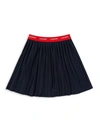 Lacoste Girls' Logo Midi Skirt - Little Kid, Big Kid In Navy Blue