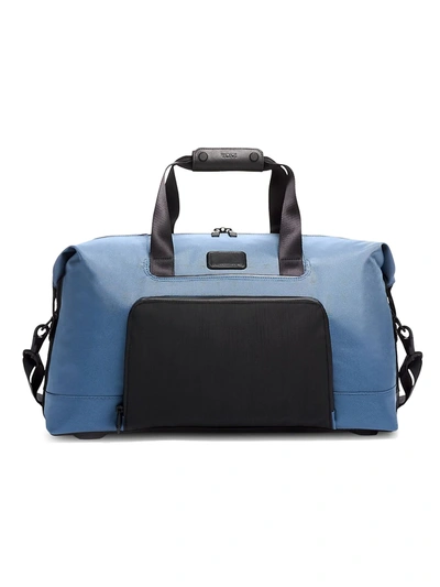Tumi Alpha Double Expansion Travel Satchel In Storm Blue