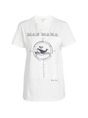 MAX MARA WOMEN'S OBLO WHALE GRAPHIC T-SHIRT,400014749235