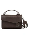 Botkier Cobble Hill Leather Crossbody Bag In Chocolate