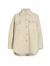 A.L.C CAMBRIE FAUX-SHEARLING SHIRT-JACKET,400014850605