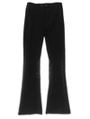 HELMUT LANG WOMEN'S NEOPRENE MID-RISE FLARE trousers,400014911060