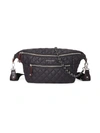 Mz Wallace Women's Quilted Nylon Sling Crossbody Bag In Black