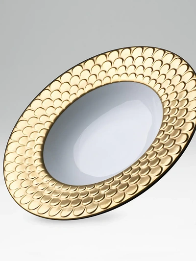 L'objet Aegean Soup Plate (22cm) In Gold, White