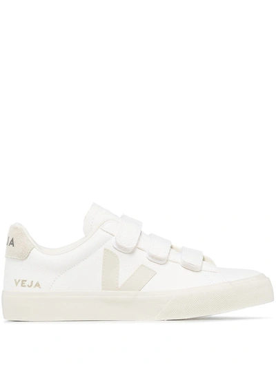 Veja Recife Sneakers In White Leather In Neutral