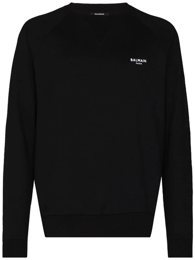 Balmain Sweaters In Black