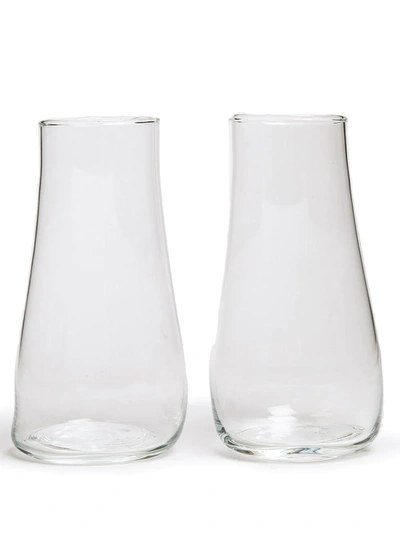 Vanessa Mitrani Cube Gravity Highball Glasses (set Of 2) In Weiss