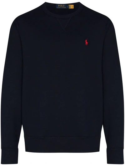 Polo Ralph Lauren Polo Pony Crew-neck Sweatshirt In Navy