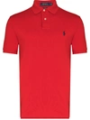 Polo Ralph Lauren Classic Fit Mesh Polo Shirt In Rot