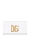 Dolce & Gabbana Optical White Logo-plaque Crossbody Bag