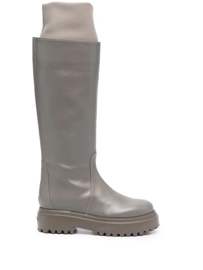 Le Silla Ranger Knee-high Boots In Grau