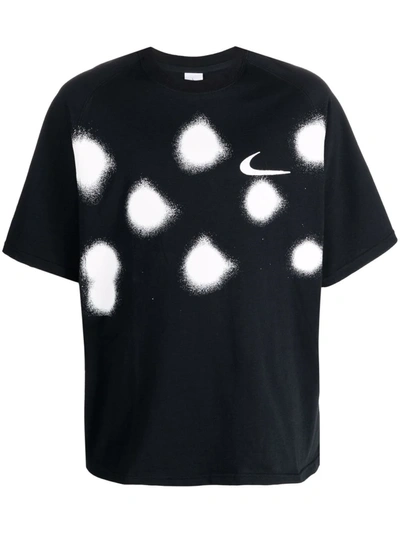 Nike X Off-white Graphic-print Short-sleeve T-shirt In Schwarz