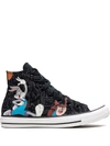 Converse X Space Jam Chuck Taylor All Star Hi Sneakers In Schwarz